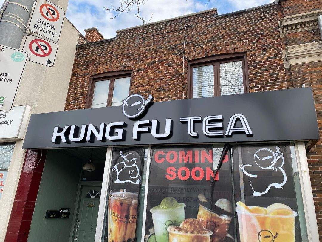 Tea Shop Storefront LightBox Design- North York, ON